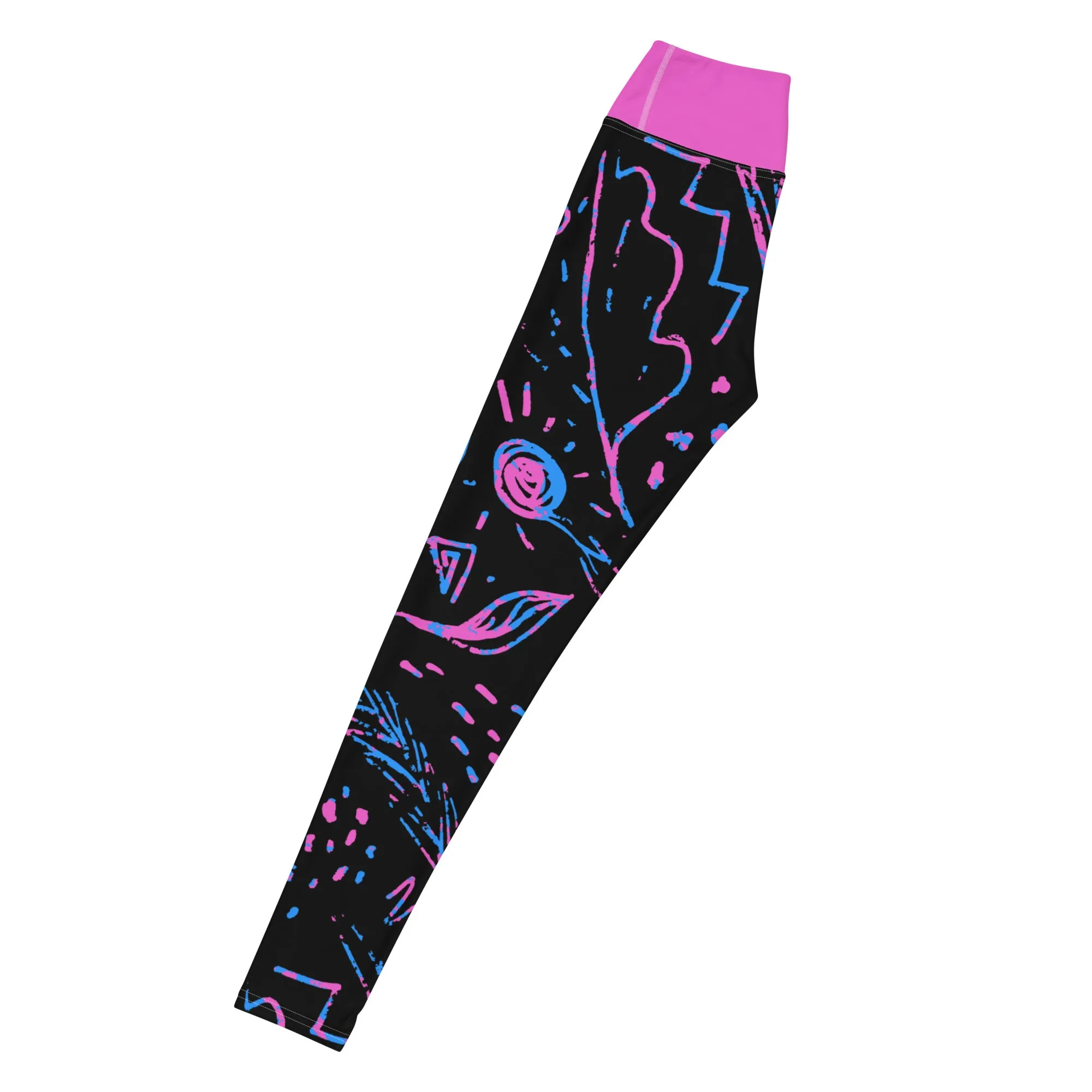 Whimsical Waves Yoga Leggings