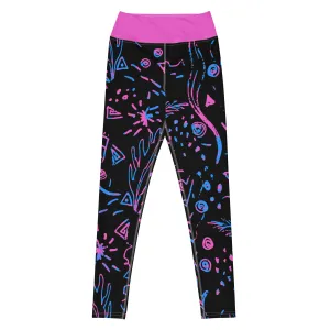 Whimsical Waves Yoga Leggings