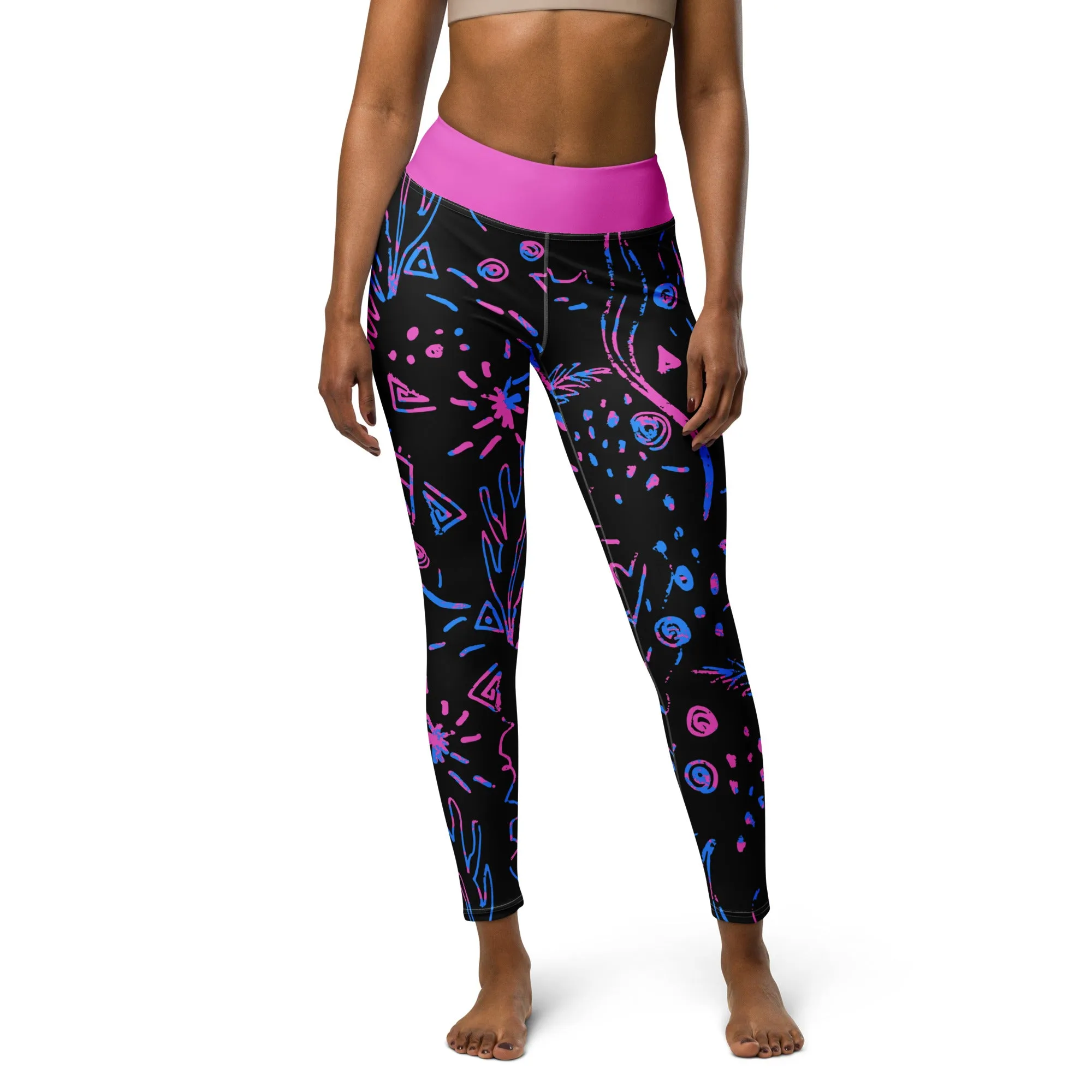Whimsical Waves Yoga Leggings
