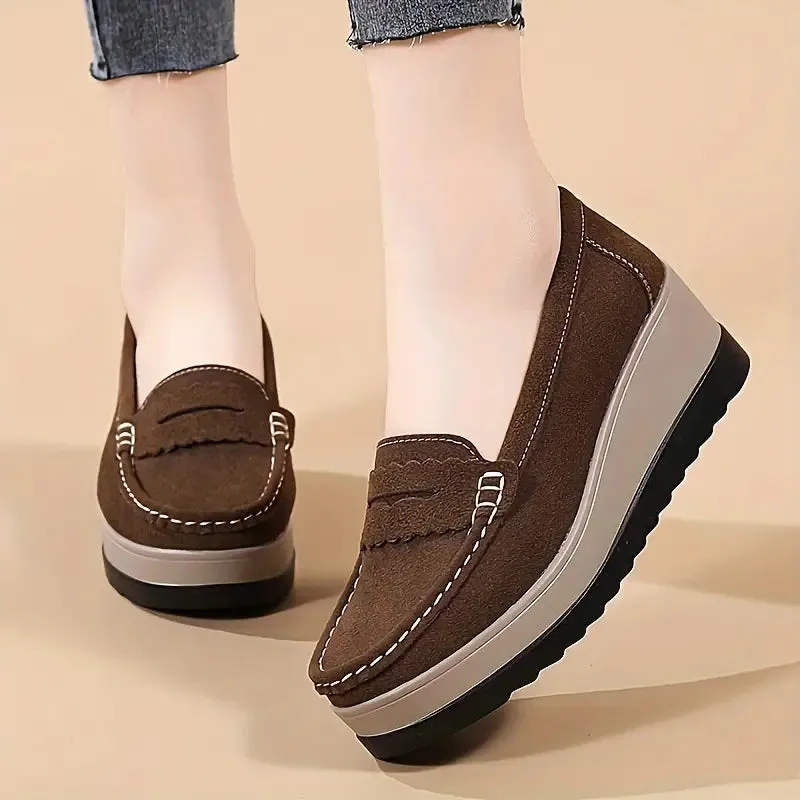 Women's Lightweight Thick-Soled Loafers