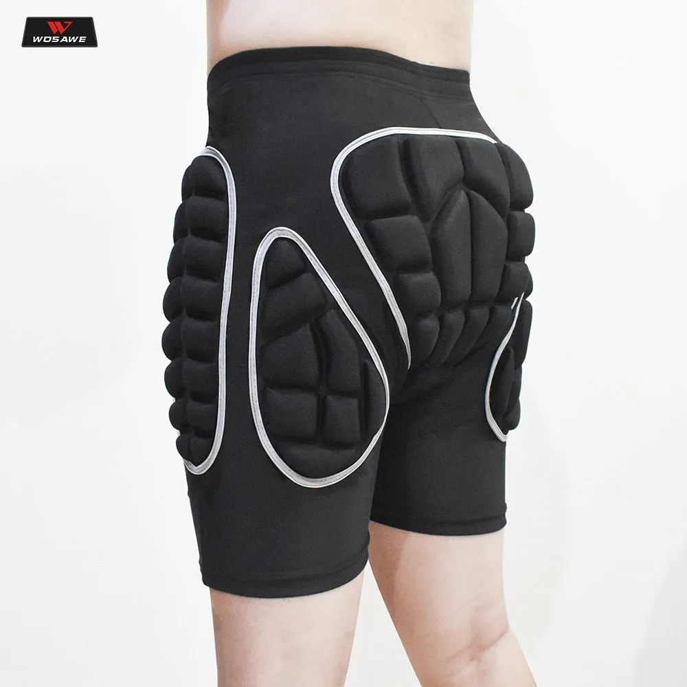 WOSAWE Motorcycle Shorts Ski Snowboard Protective Gear Hip Butt Pad Sports Extreme Sports MTB Bike Armor Motocross Padded Shorts