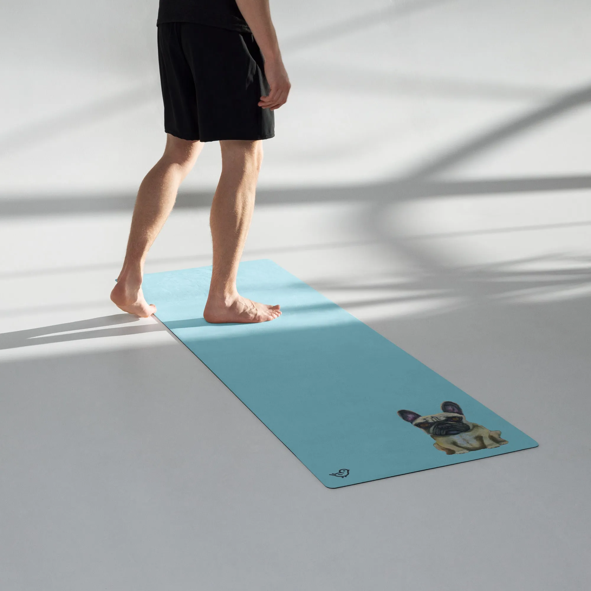 Yoga Mat with Frenchie