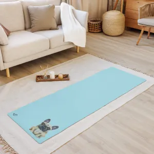 Yoga Mat with Frenchie