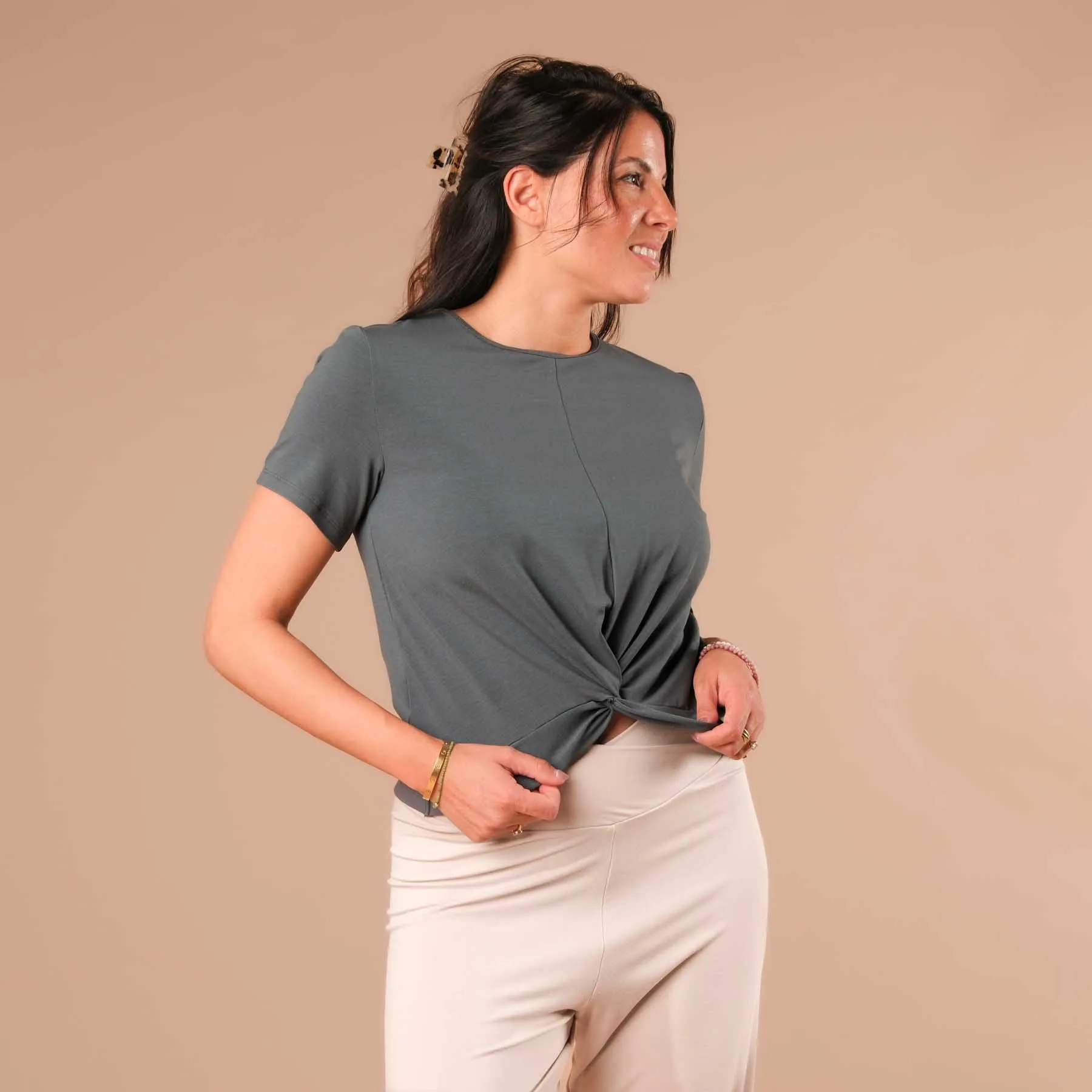 Yoga Schlingtop Classy kurzarm