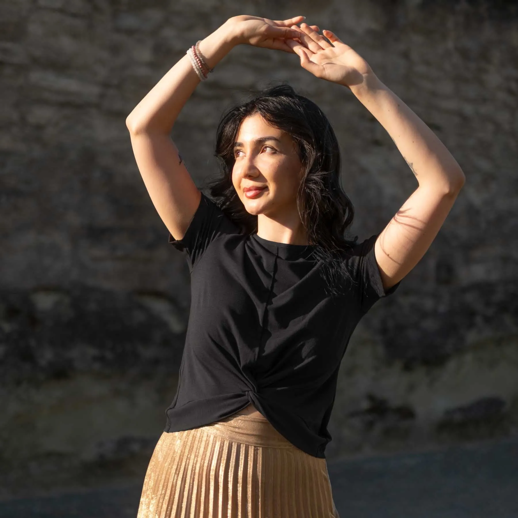 Yoga Schlingtop Classy kurzarm