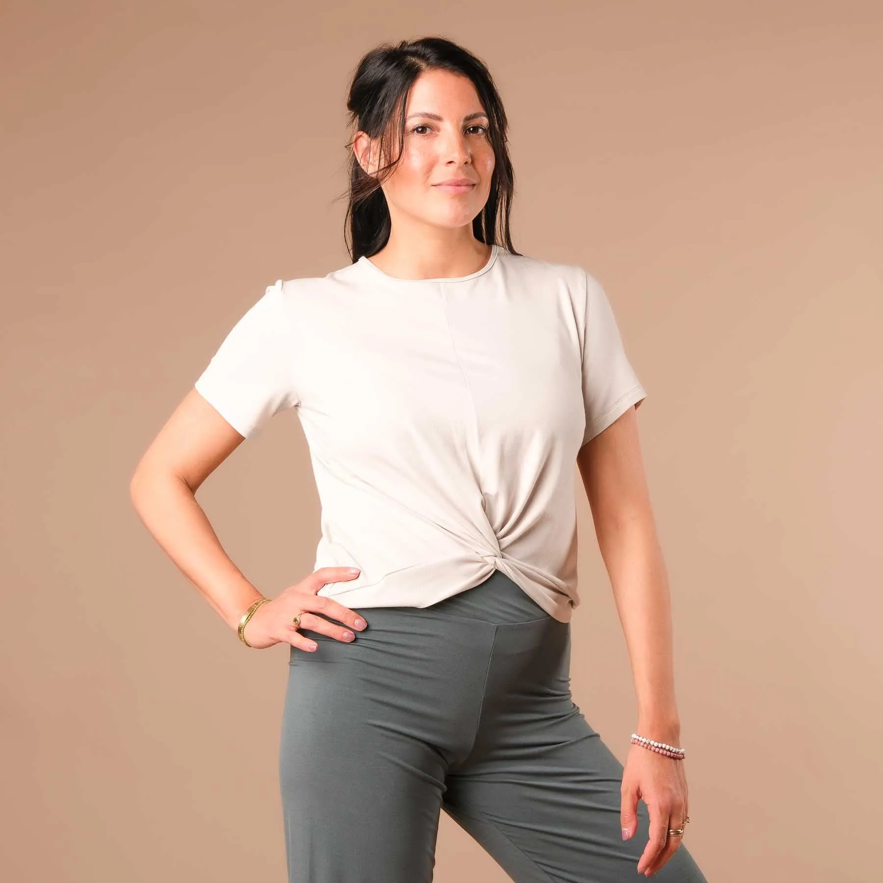 Yoga Schlingtop Classy kurzarm