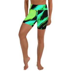 Yoga Shorts Colorful Lime