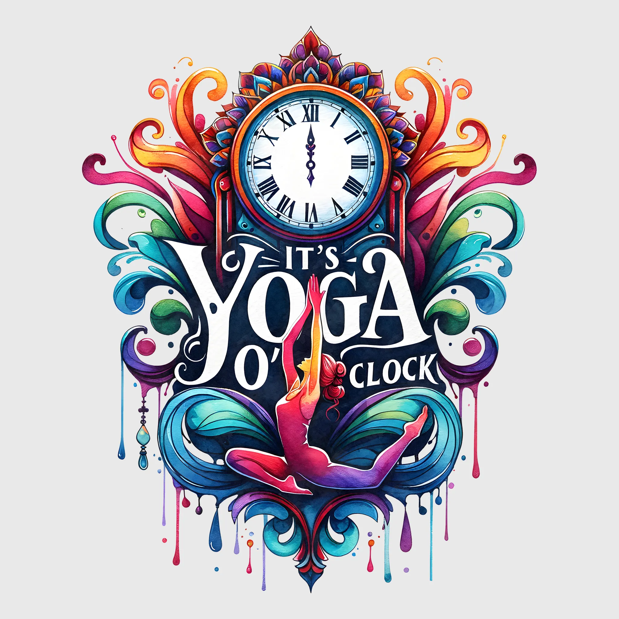 Yoga Time Mandala Transfer