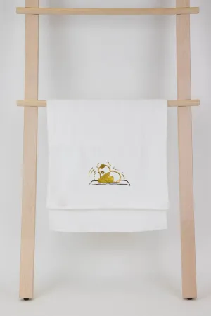 YogaAum AumTowel-(Panda) Paschimottanasana - Golden Rod