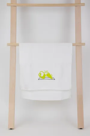 YogaAum AumTowel-(Panda) Purawattanasana - Lime Punch