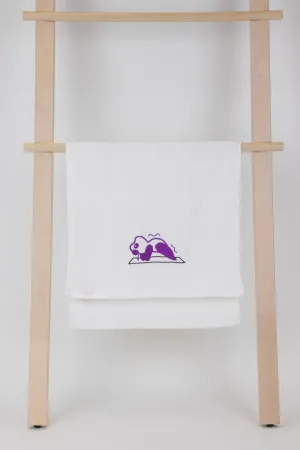 YogaAum AumTowel-(Panda) Purawattanasana - Violet