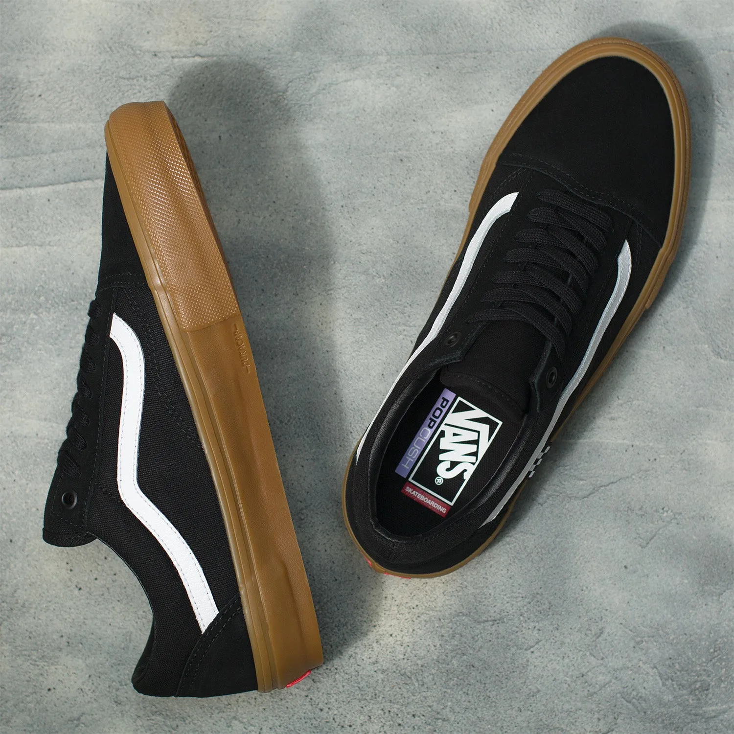 Zapatilla Skate Old Skool Black/Gum