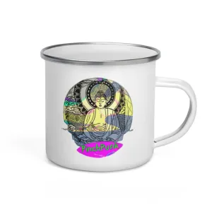 Zen Buddha Enamel Mug